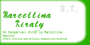 marcellina kiraly business card